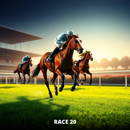 Race 20 live game on the 99exch casino floor