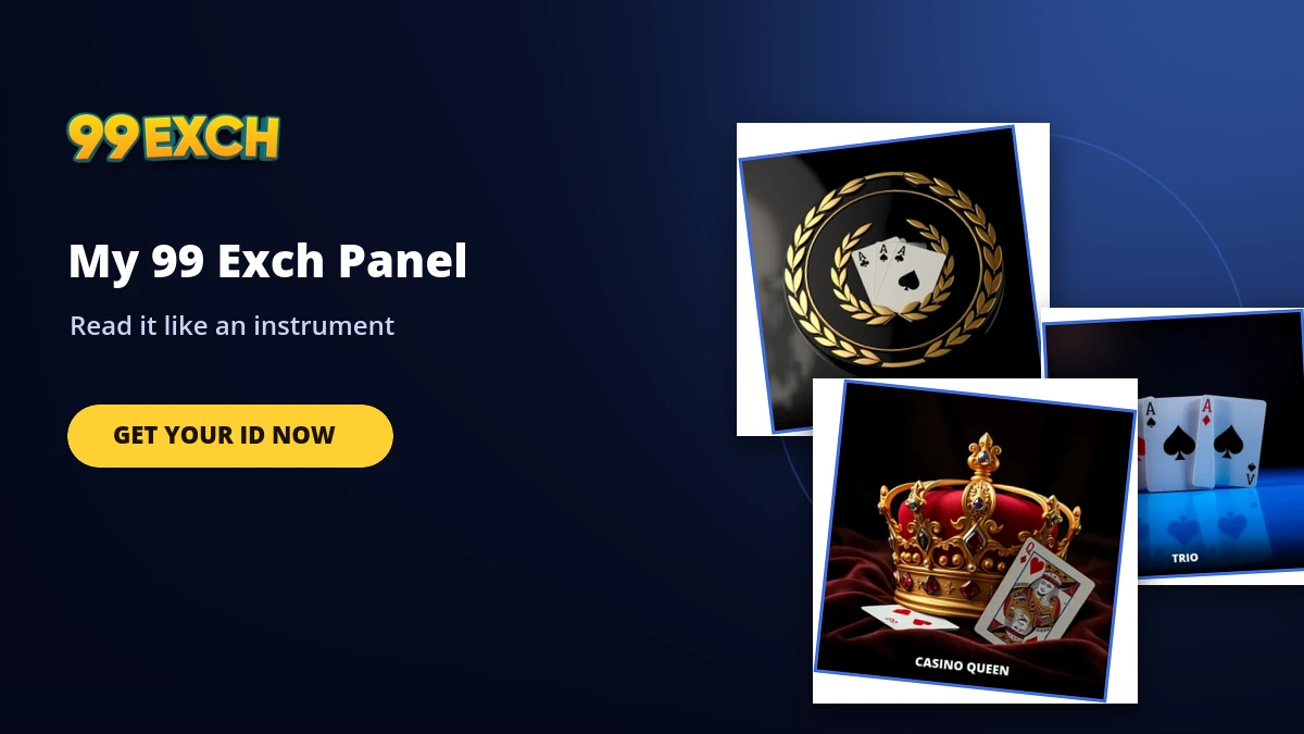 my 99 exch instrument panel banner with baccarat and casino queen game tiles
